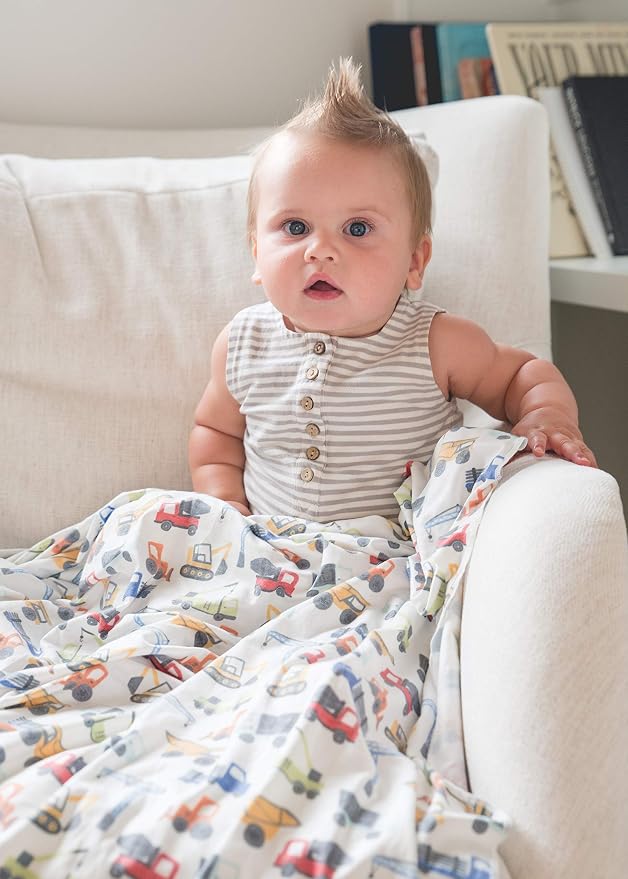 Copper Pearl Swaddle Blankets for Newborns | Soft Stretchy Receiving Blankets - Image 7
