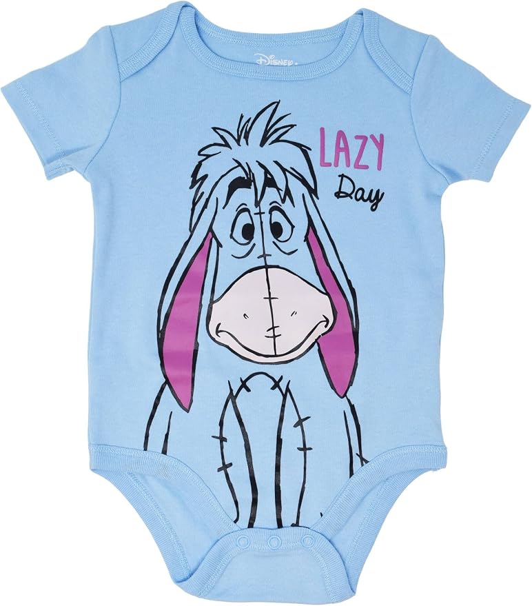 Disney Baby 5-Pack Short Sleeve Bodysuits Newborn to Infant - Image 3