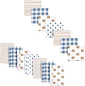 Hudson Baby Unisex Baby Cotton Flannel Burp Cloths and Receiving Blankets by HudsonBaby