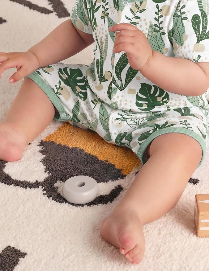 Yoofoss Baby Boy Romper 0-18 Months 100% Organic Cotton Newborn Summer Clothes - Image 7