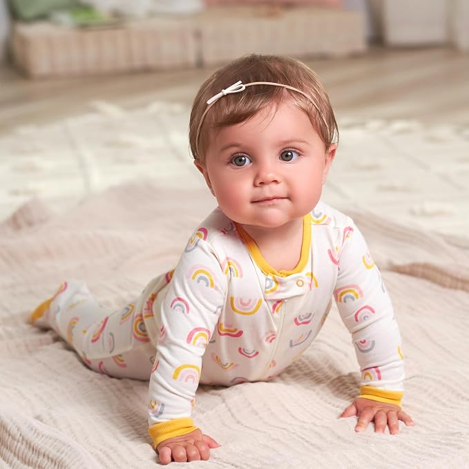 Gerber Baby Girls 4-Pack Sleep 'N Play Footie - Image 16