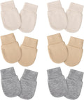 AQOKKA Newborn Baby Mittens No Scratch Cotton Elastic Wrist Gloves Infant by AQOKKA