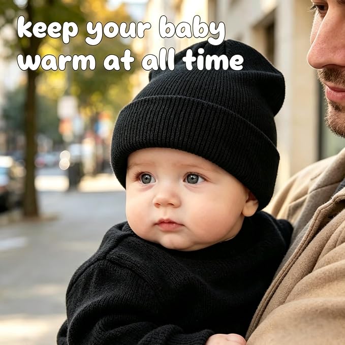 Toddler Winter Hat Baby Kid Beanies Boys Hats Knit Winter Caps Infant Girls | 4 - Image 5