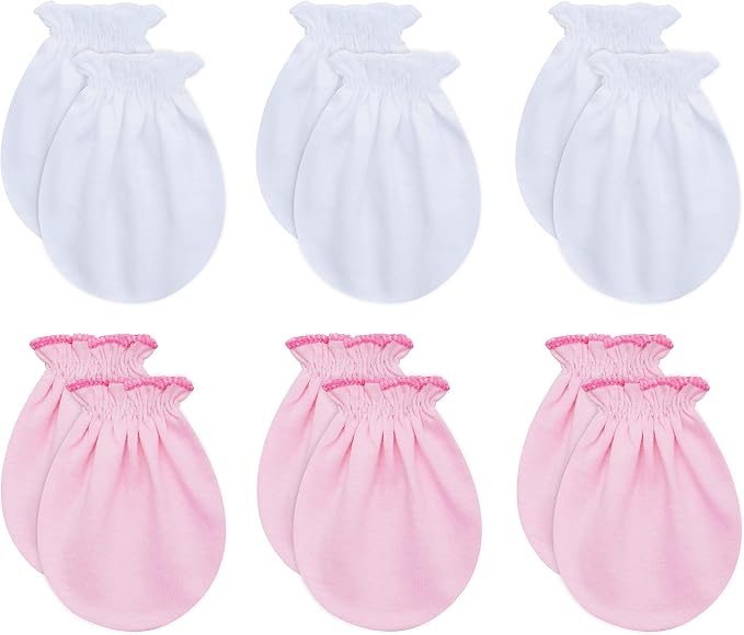 Baby Mittens No Scratch, Newborn Gloves 0-6M, Registry Essential by RATIVE