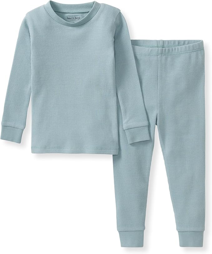 Burt's Bees Baby Unisex Baby Honeysoft Pajamas, Tee and Pant 2-Piece PJ Set by BurtsBeesBaby
