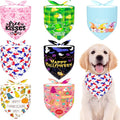 Holiday Dog Bandanas for Medium Dogs 7 Pcs Sewing Patriotic Halloween by Bestwishforyou