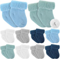 Twistover 10 Pairs Preemie Cotton Turn Cuff Socks by Twistover
