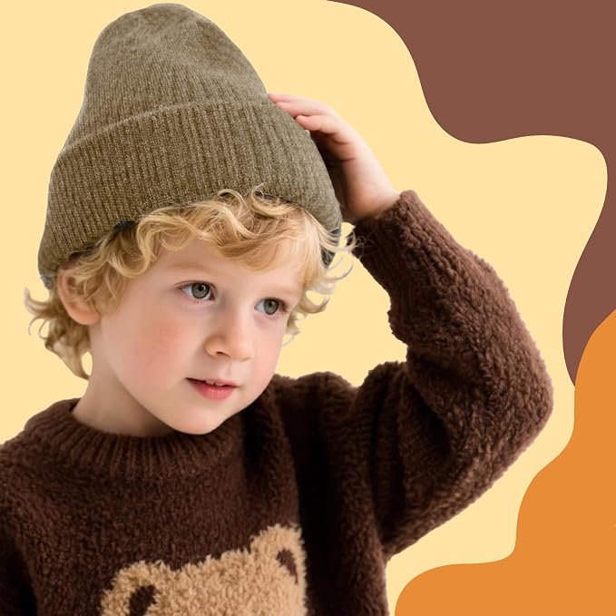 YMYDYFC Baby Beanie 3Pack Toddler Beanie Baby Winter Hats Boy&Girl 0-6Years | - Image 7
