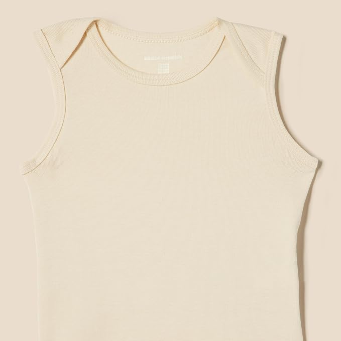 Amazon Essentials Unisex Babies' Sleeveless Cotton Rib Bodysuits - Image 4