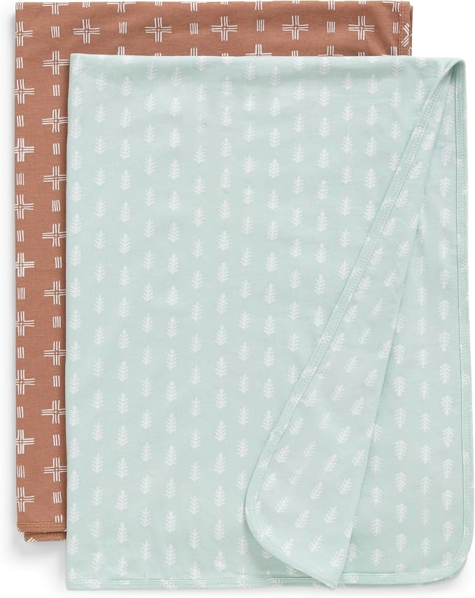 Delta Children 100% Organic Jersey Cotton Baby Receiving Blankets by DeltaChildren