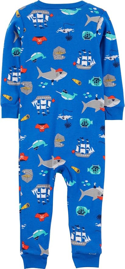 Simple Joys by Carter's Babys' 3 pack Snug Fit Footless Cotton Pajamas - Image 3