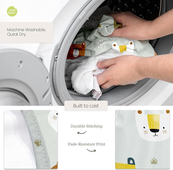 Waterproof Smock Baby Bibs for Eating | Long Sleeve Bib for Baby Led Weaning - Image 5