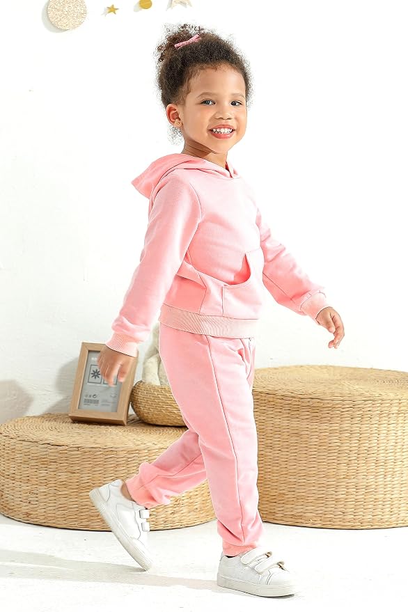 Happy Town Baby Fall Outfits for Girl Boy Long Sleeve Hoodie Top and Long - Image 3