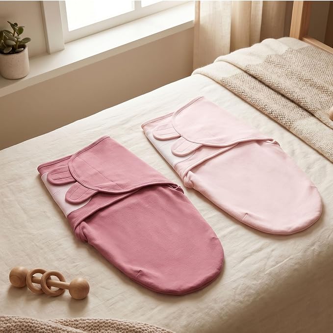 Cotton Swaddles for Newborn, Baby Newborn Swaddle 0-3 Month | 2-Pack Soft - Image 7