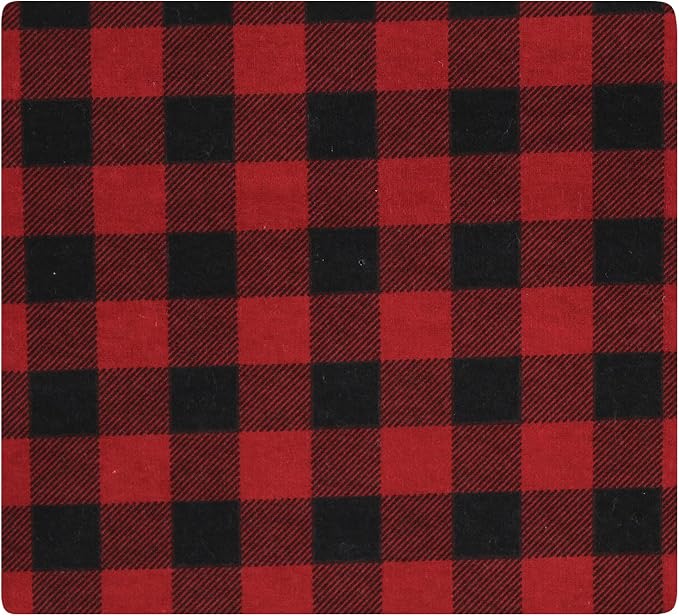 Hudson Baby Unisex Baby Cotton Flannel Receiving Blankets, Woodland Christmas - Image 7