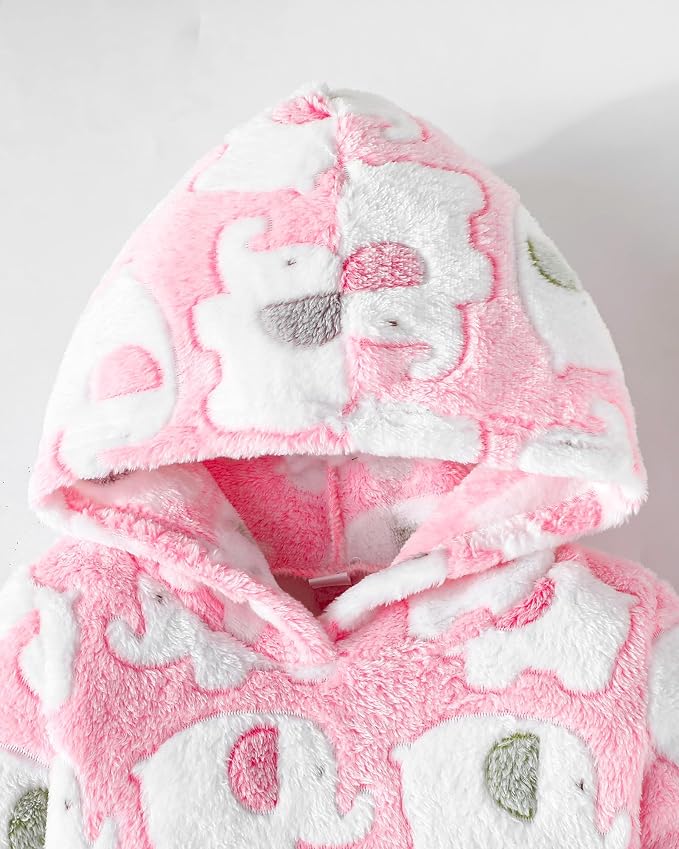 Jecson Toddler Girl Clothes Baby Girl Fleece Hoodie Outfits Thick Thermal - Image 5