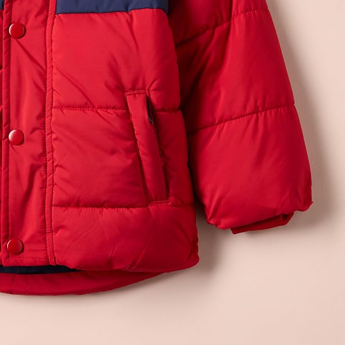 Amazon Essentials Babies, and Boys' Heavyweight Hooded Puffer Jacket - Image 4