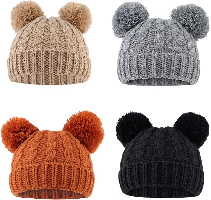 Yuoahcn Baby Girl Beanie Winter Baby Boy Hat Pom pom Warm Infant Toddler Cold by Yuoahcn