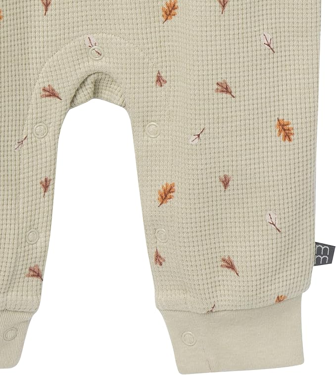 Modern Moments by Gerber Baby Henley Waffle Knit Romper - Image 3