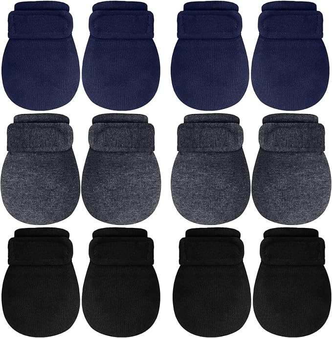 Newcotte Newborn Baby Mittens No Scratch Mitts | Soft No Scratch by Newcotte