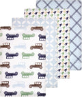 Luvable Friends Little Treasure Flannel Receiving Blankets 4pk by Luvable+Friends