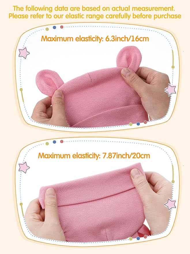 Geyoga 12 Pcs Baby Hat | Newborn Hats Mittens - Image 6