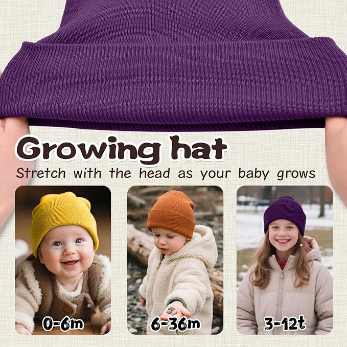 ZOORON Toddler Beanie Baby Beanies - Image 3