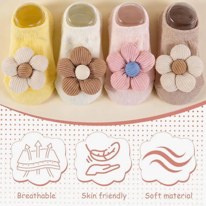 Baby Socks Non-Slip Grips for Babies - Image 4