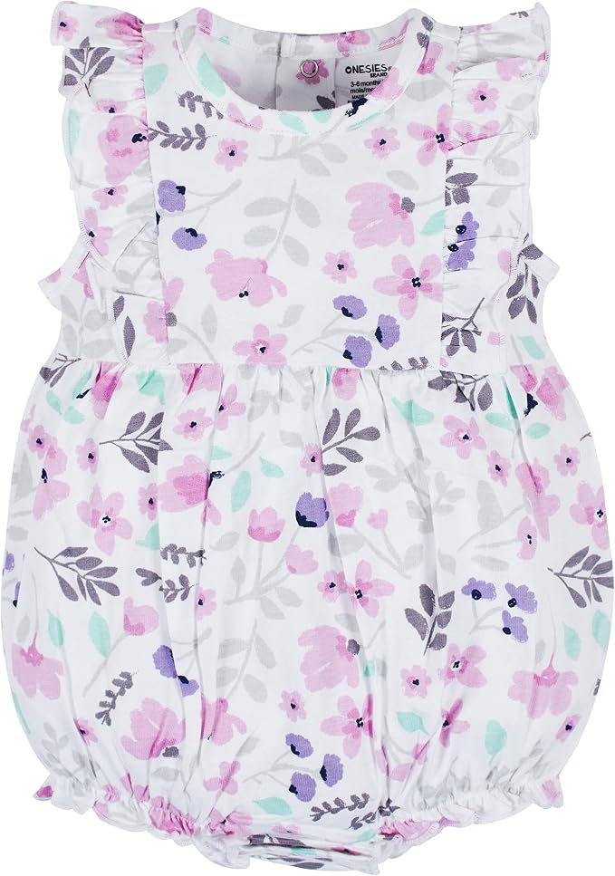 Onesies Brand Baby Girls' 3-pack Romper - Image 5