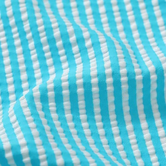 YOUNGER TREE Toddler Girls Two Pieces Swimsuit Color Block Stripe Swimwear Summer Beach Bathing Suit 18M-5T