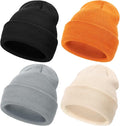 DRESHOW BQUBO 3 Pack Baby Beanies Toddler Kids Winter Hats Soft Knit Hat by DRESHOW