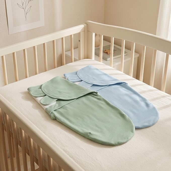 Cotton Swaddles for Newborn, Baby Newborn Swaddle 0-3 Month | 2-Pack Soft - Image 8