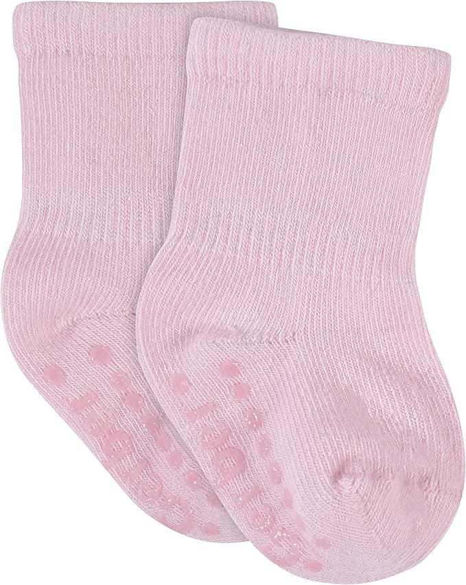 Gerber baby-boys 8-pack Wiggle-proof Jersey Crew Socks - Image 2