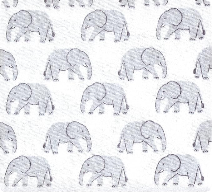 Hudson Baby Unisex Baby Cotton Poly Flannel Receiving Blankets Bundle, Safari - Image 6