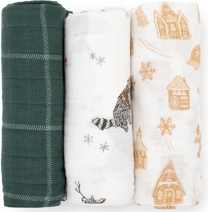 Little Unicorn Muslin Swaddle Blanket - Image 6