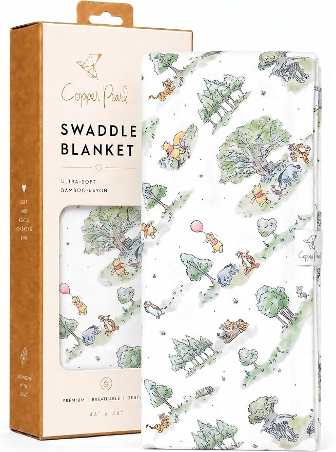 Copper Pearl Swaddle Blankets for Newborns | Soft Stretchy Receiving Blankets by CopperPearl