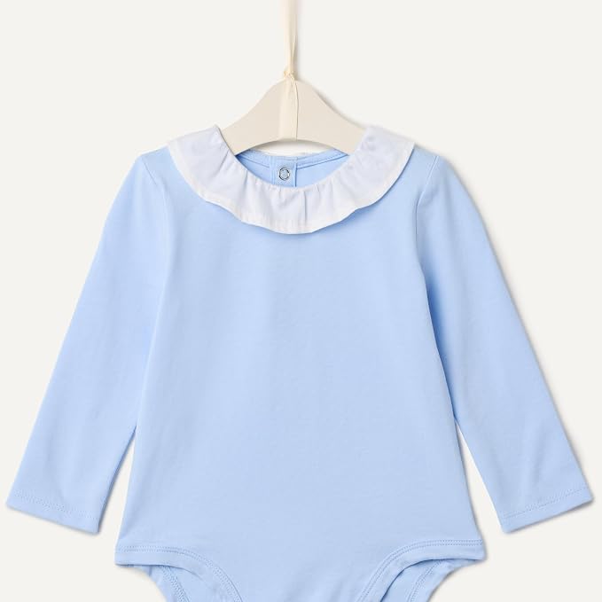 Amazon Essentials x Sofia Grainge Baby Girls' Long Sleeve Cotton Ruffle Collar - Image 4