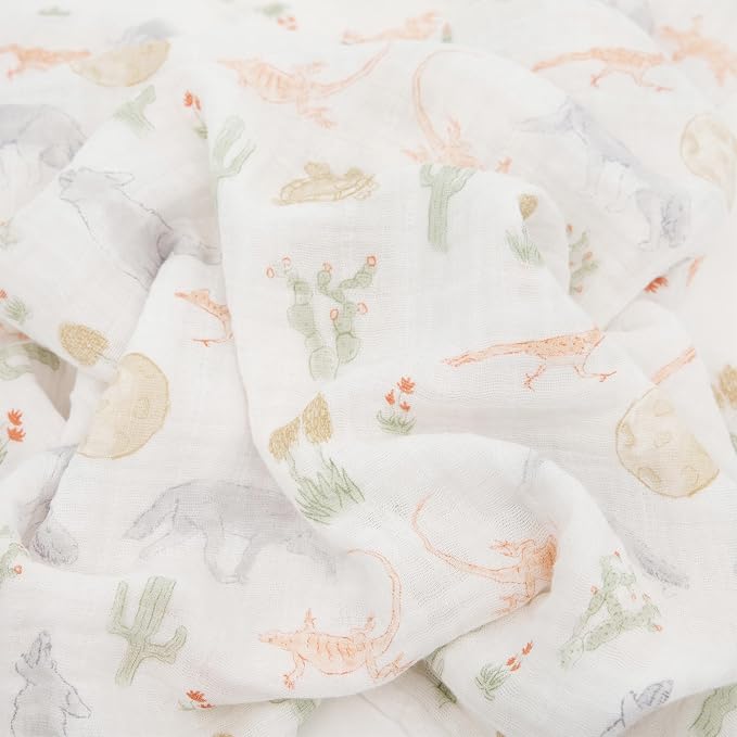 Little Unicorn Muslin Swaddle Blanket - Image 3