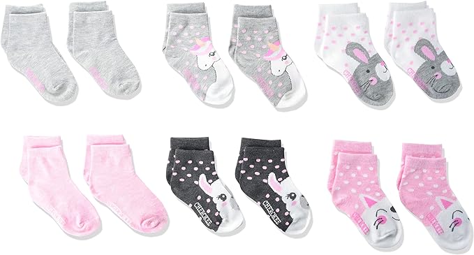 Cherokee Baby Girls' 12 Pack Shorty Ankle Socks by Cherokee