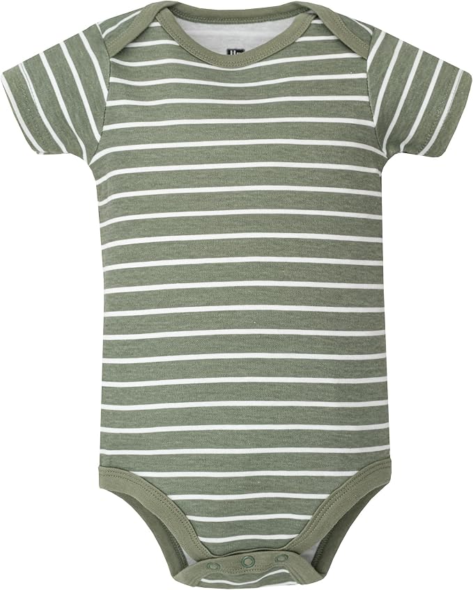 Hudson Baby Infant Boys Cotton Bodysuits 5-Pack - Image 6