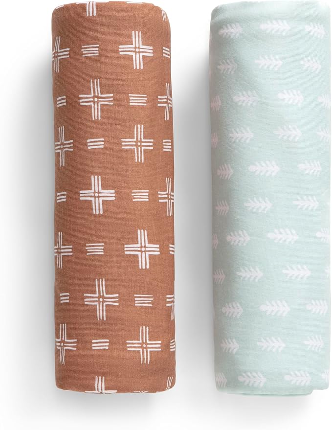 Delta Children 100% Organic Jersey Cotton Baby Receiving Blankets - Image 11