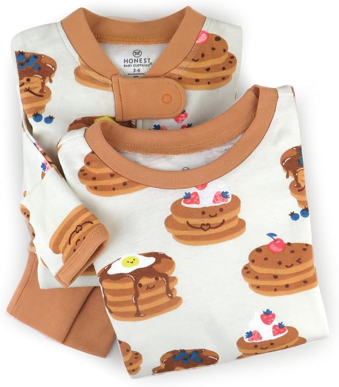 HonestBaby Baby Boys' Sleep & Play Footed One-piece Pajama Sleeper 100% Organic - Image 4