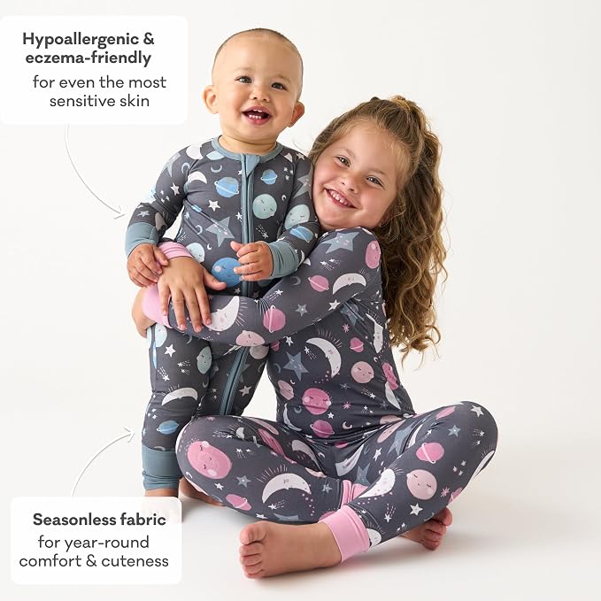 Little Sleepies Pajamas for Baby Boys & Girls, Viscose from Bamboo Baby Pajamas - Image 6