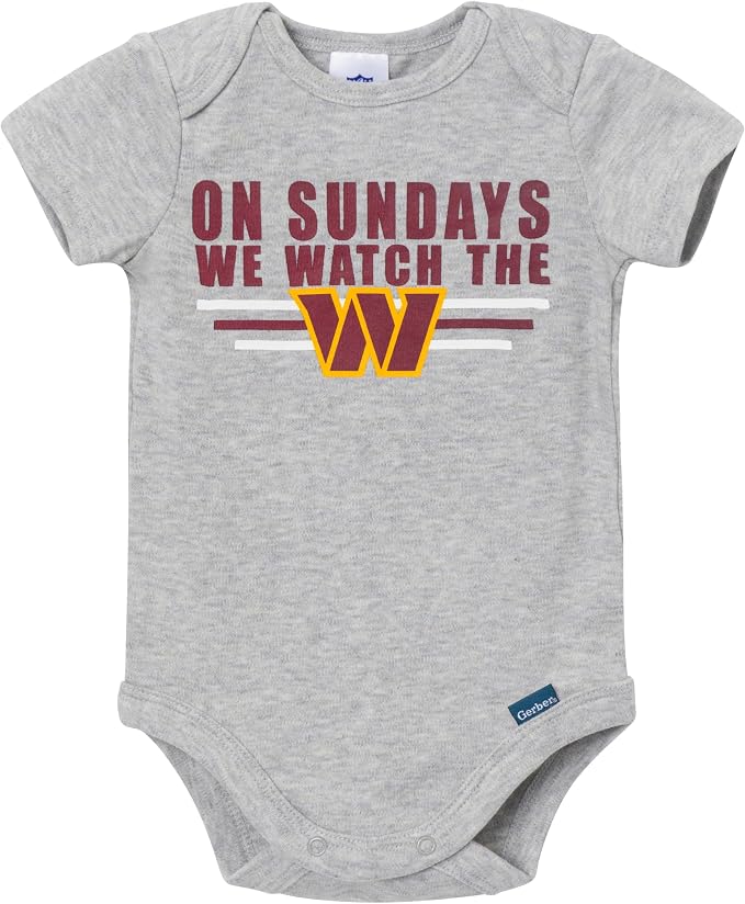 Gerber NFL Baby Boys 3-Pack Onesie Bodysuit - Image 4