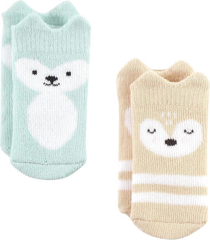 Hudson Baby Baby 8-pack Cotton Rich Newborn and Terry Socks - Image 4