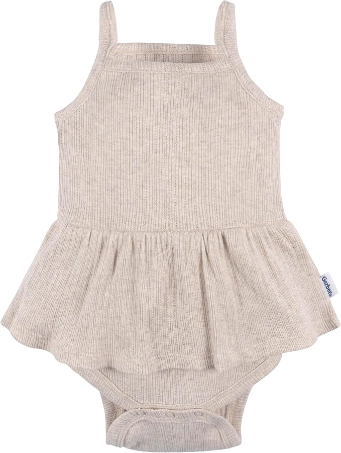 Gerber Baby Girls Multi-Pack Sleeveless Onesies Bodysuit - Image 3