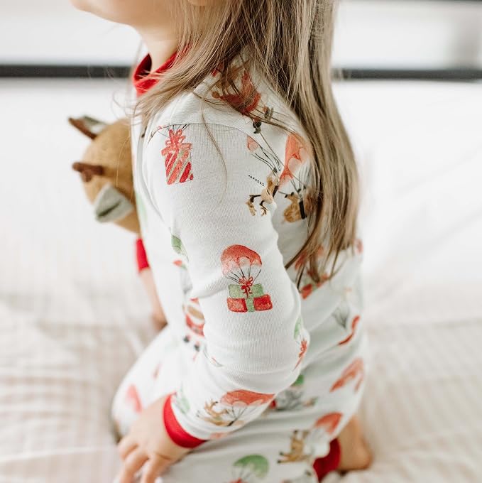 Burt's Bees Baby Girls Organic Cotton Pajamas, Toddler PJ Set, 2-PC | Soft - Image 5