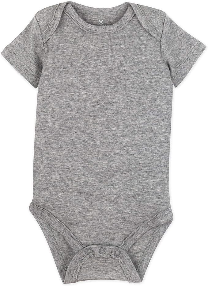 HonestBaby 5-pack Short Sleeve Bodysuits One-piece 100% Organic Cotton - Image 3