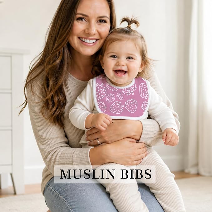 Baby Bibs for Baby Boys Girls 6-Pack - Image 4