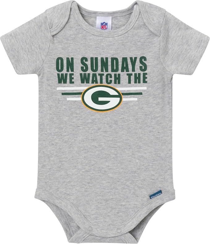 Gerber NFL Baby Boys 3-Pack Onesie Bodysuit - Image 4